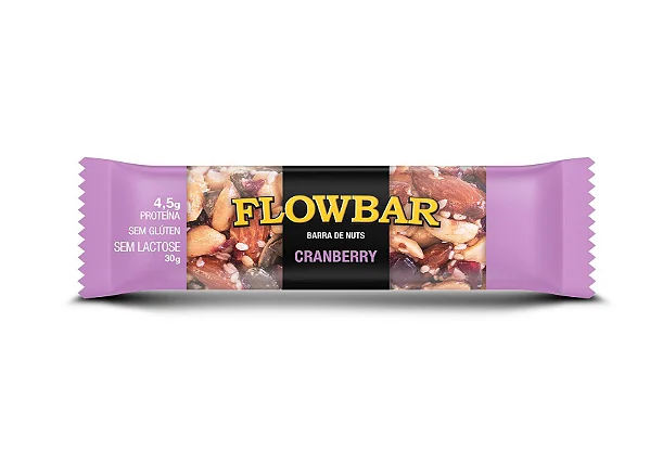 BARRA NUTS FLOWBAR CRANBERRY 30GR